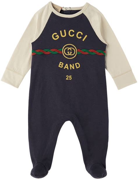 gucci baby shower gifts|Gucci baby jumpsuit.